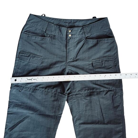 The North Face Women’s Sz 10 Gray Convertible Hiking Pants Cargo Outdoor Active - Picture 12 of 16